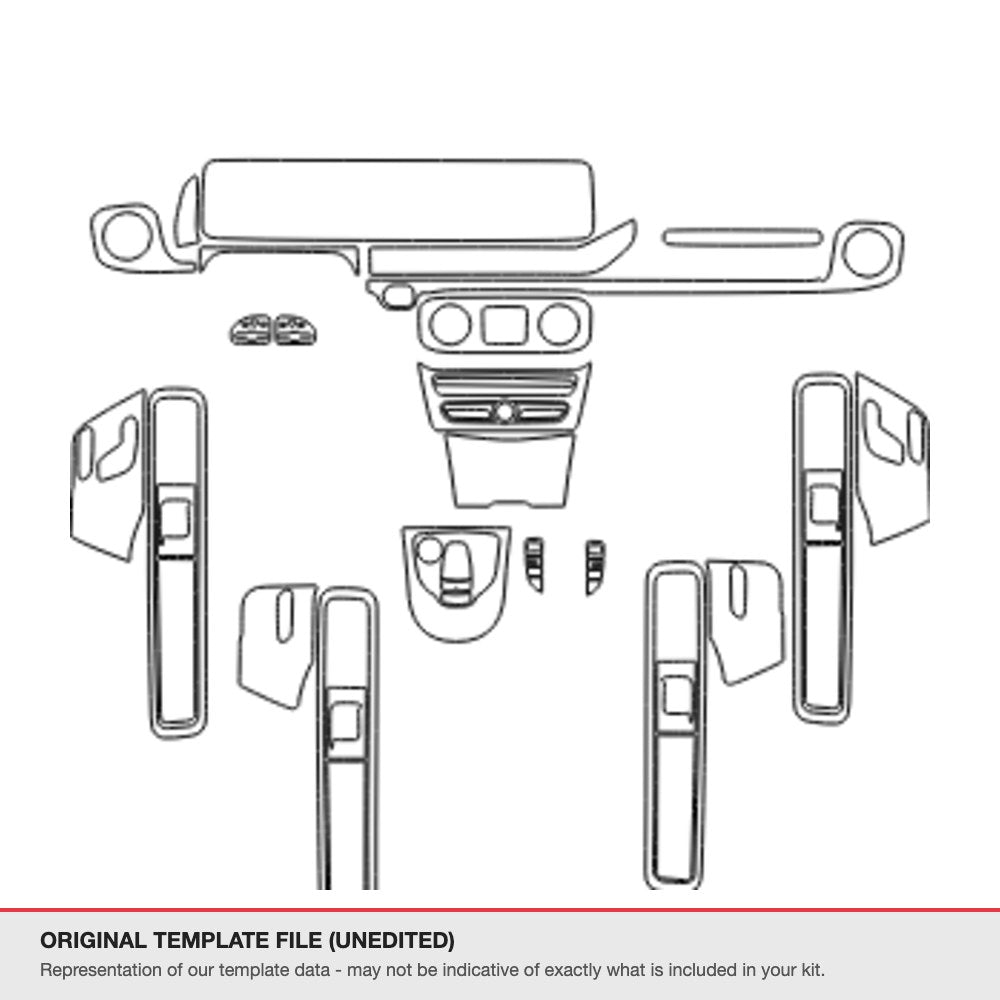 Mercedes-Benz G-Class 2021-2024 original template file