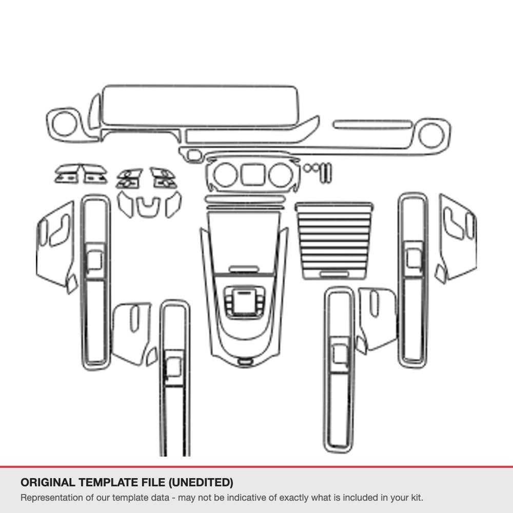 Mercedes-Benz G-Class 2025+ original template file