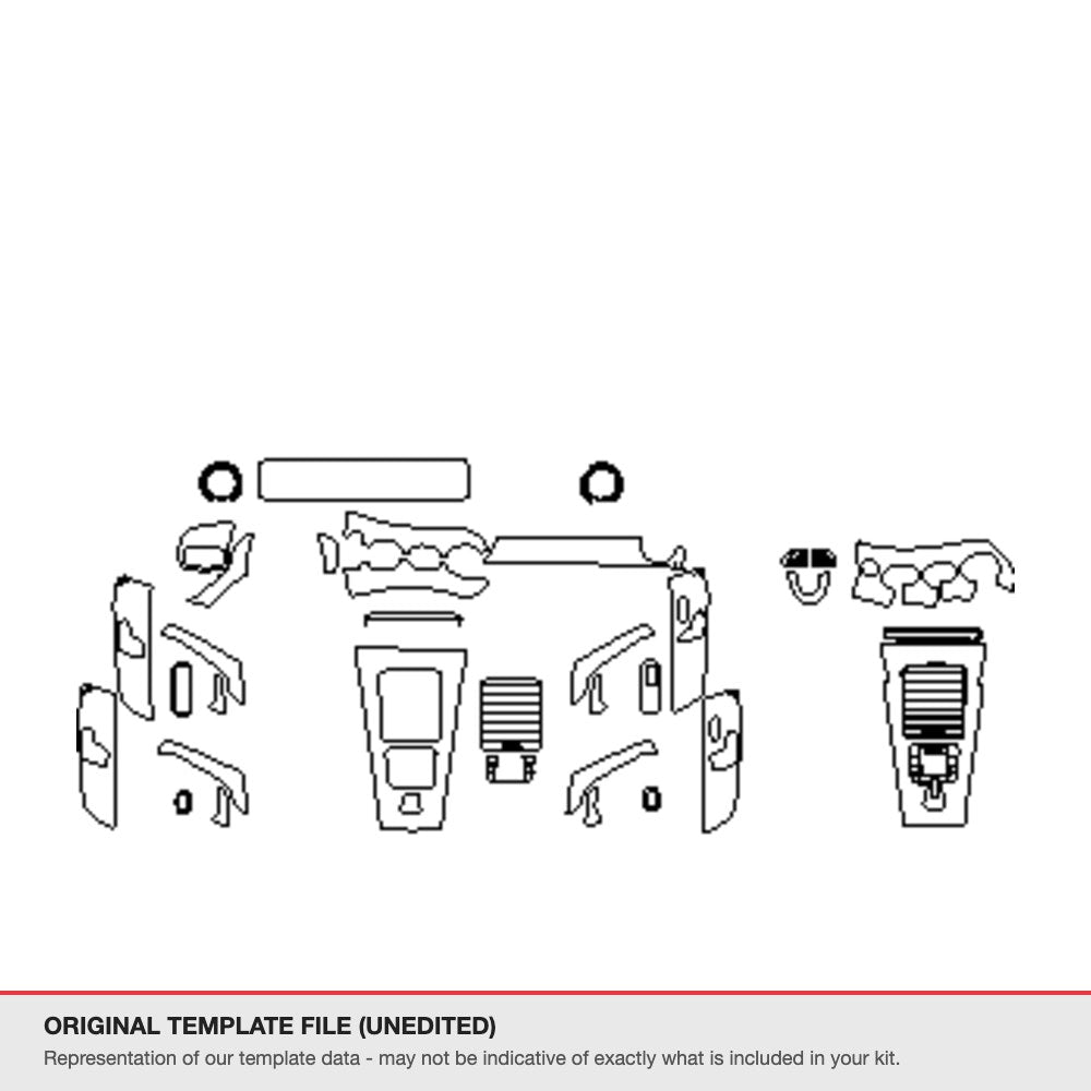 Mercedes-Benz CLA 2020-2023 original template file