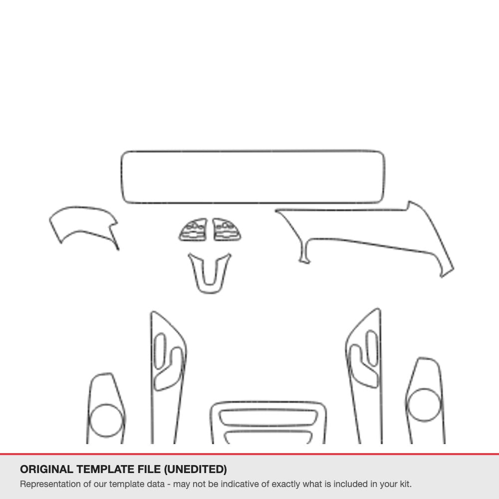 Mercedes-Benz EQC 2020+ original template file