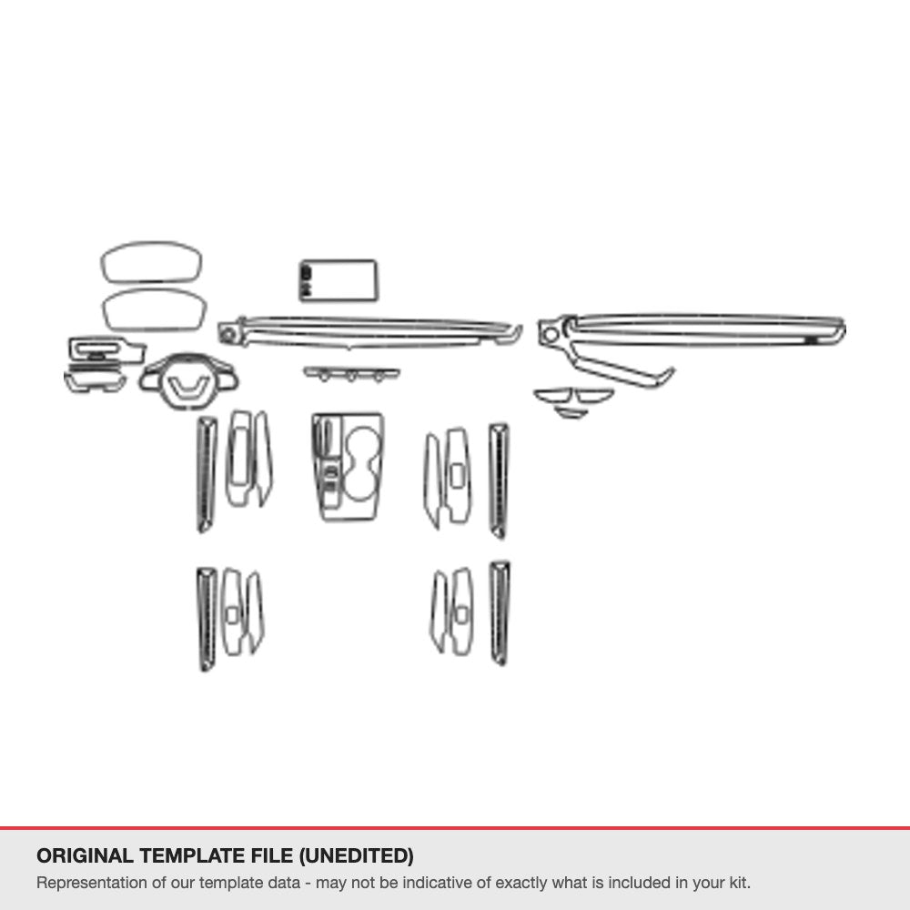 Honda Civic 2022+ original template file