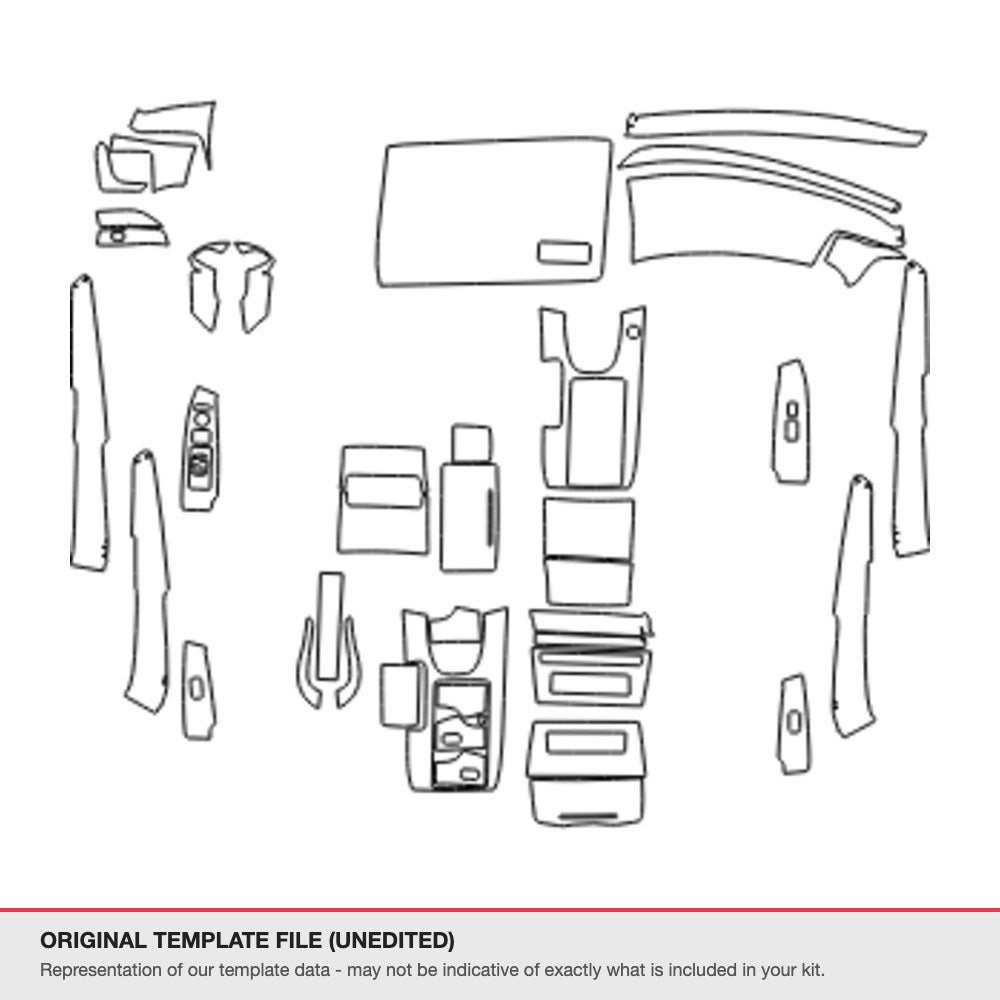 Honda Accord 2008-2015 original template file