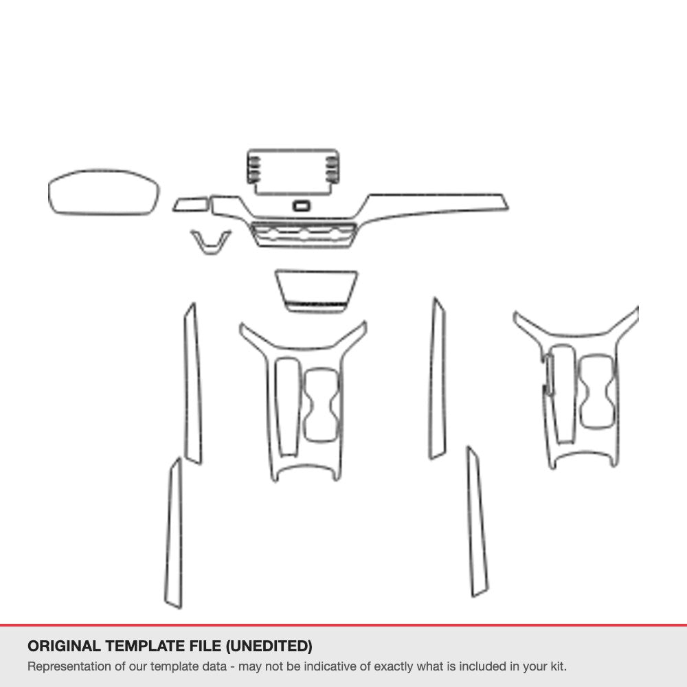 Honda Accord 2019-2021 original template file