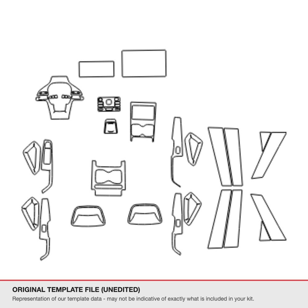BYD Atto 2 2024 original template file