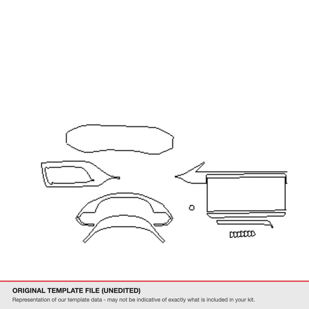 Peugeot 408 2023+ original template file
