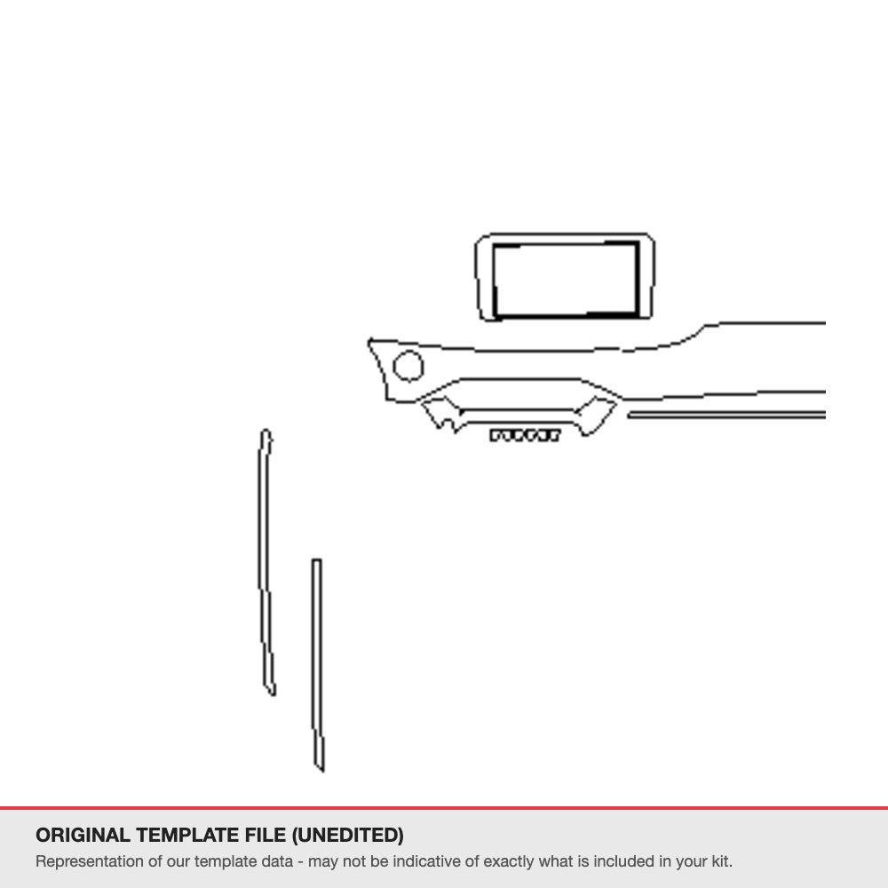 Peugeot E-208 2022+ original template file