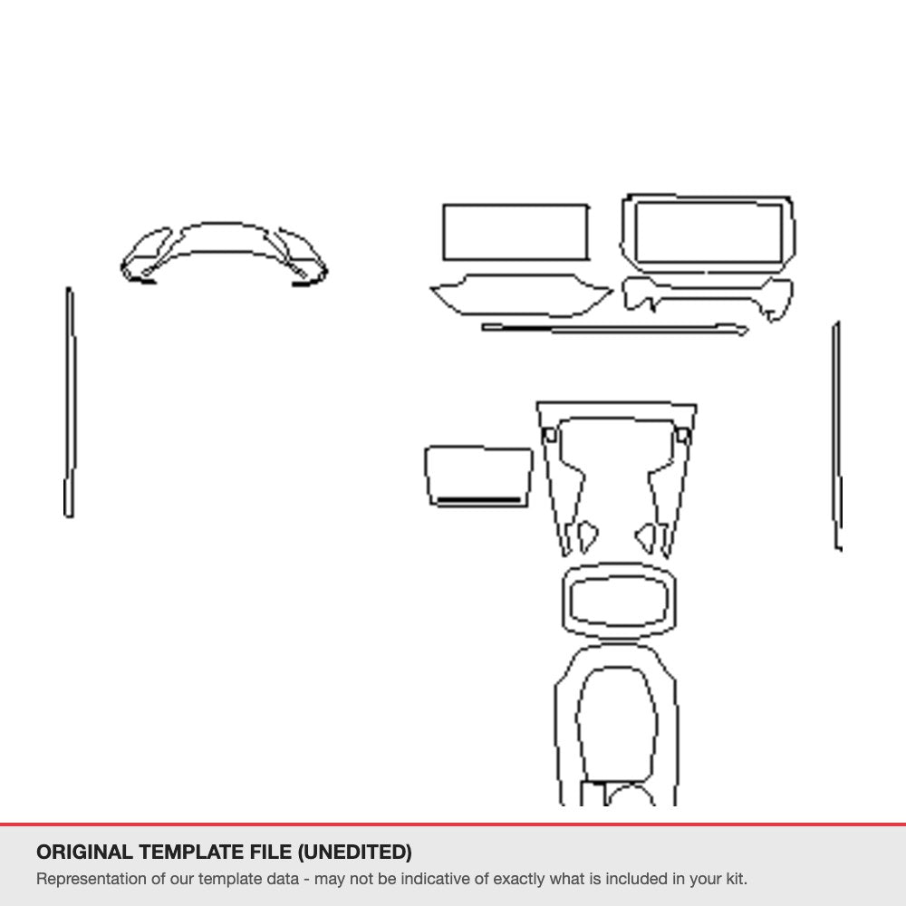 Peugeot 2008 2004-2021 original template file