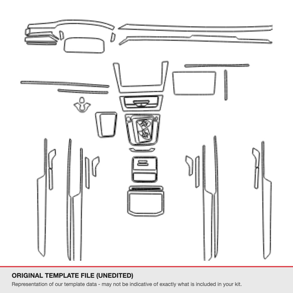 Volkswagen CC 2021+ original template file