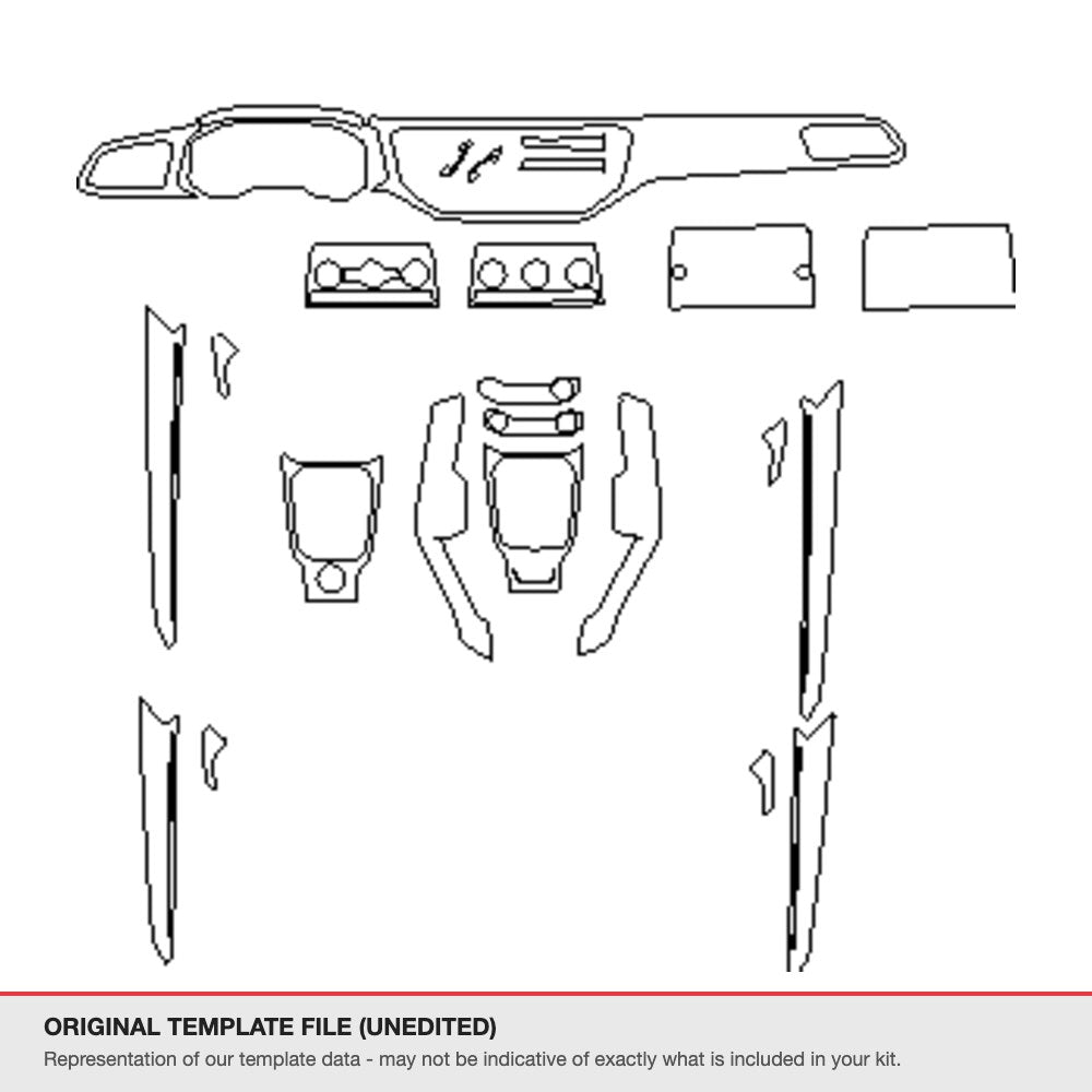 Volkswagen T-ROC 2019-2022 original template file