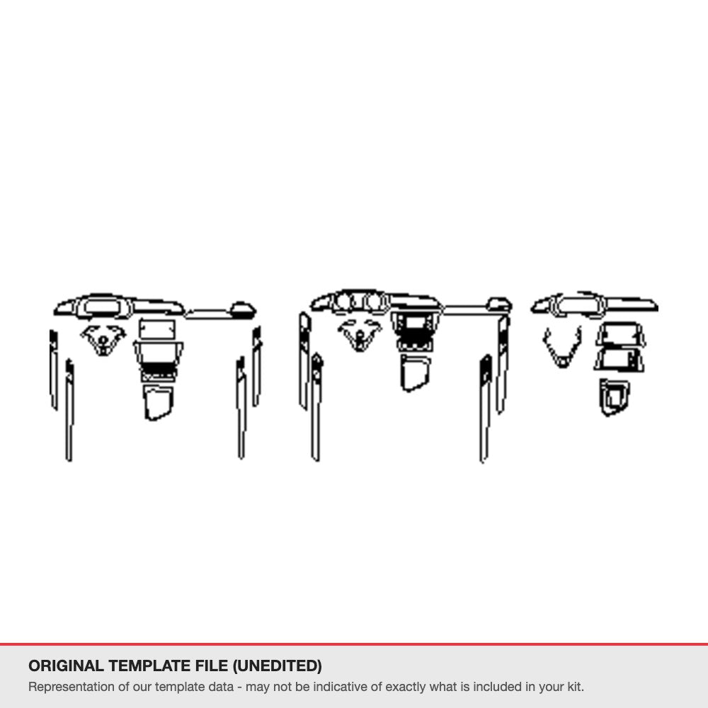 Volkswagen Tiguan 2018-2024 original template file