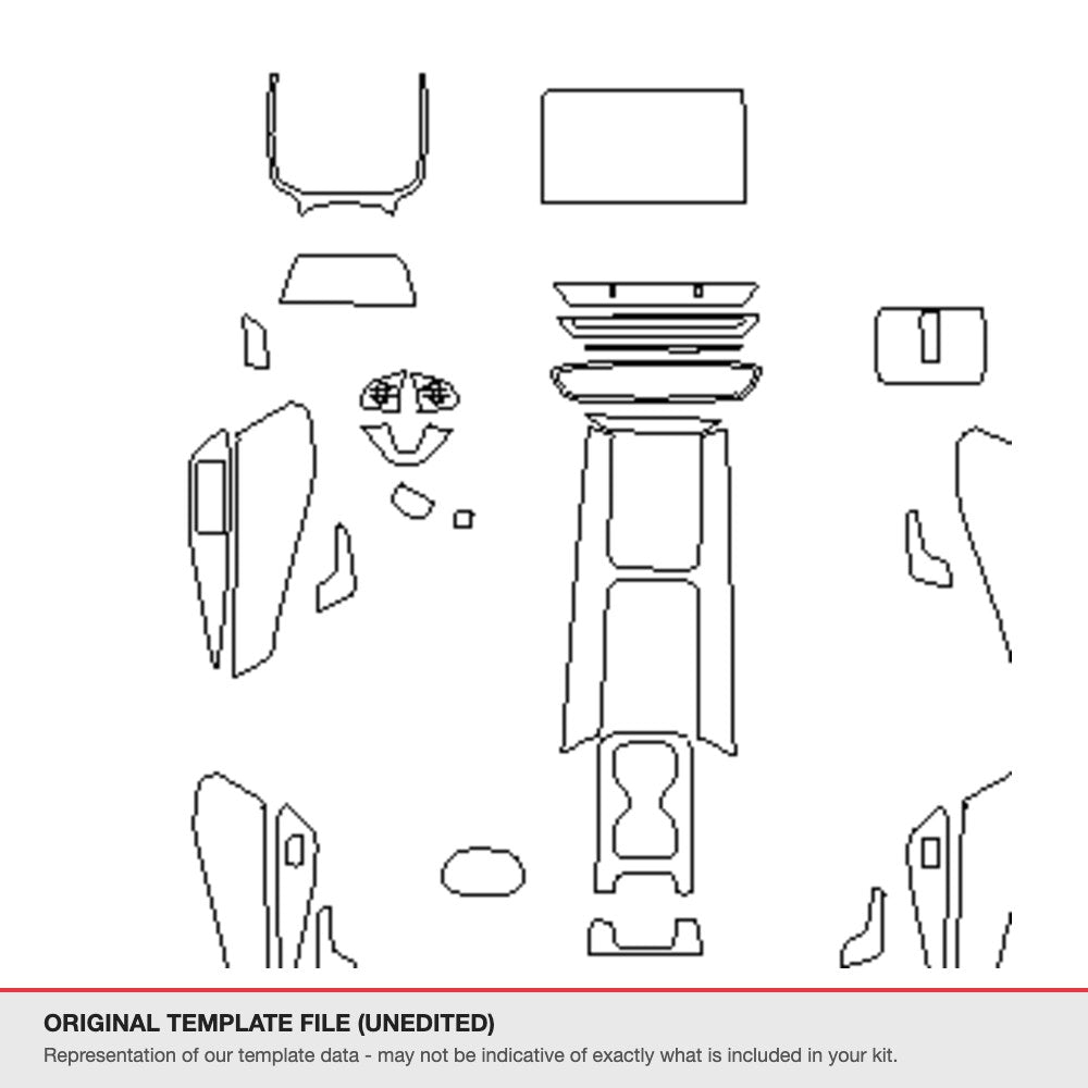 Volkswagen ID.3 2021-2024 original template file