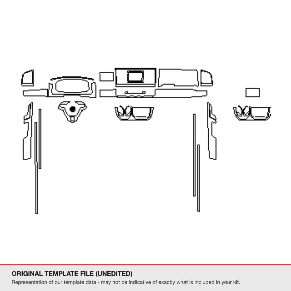 Volkswagen Multivan 2018+ original template file