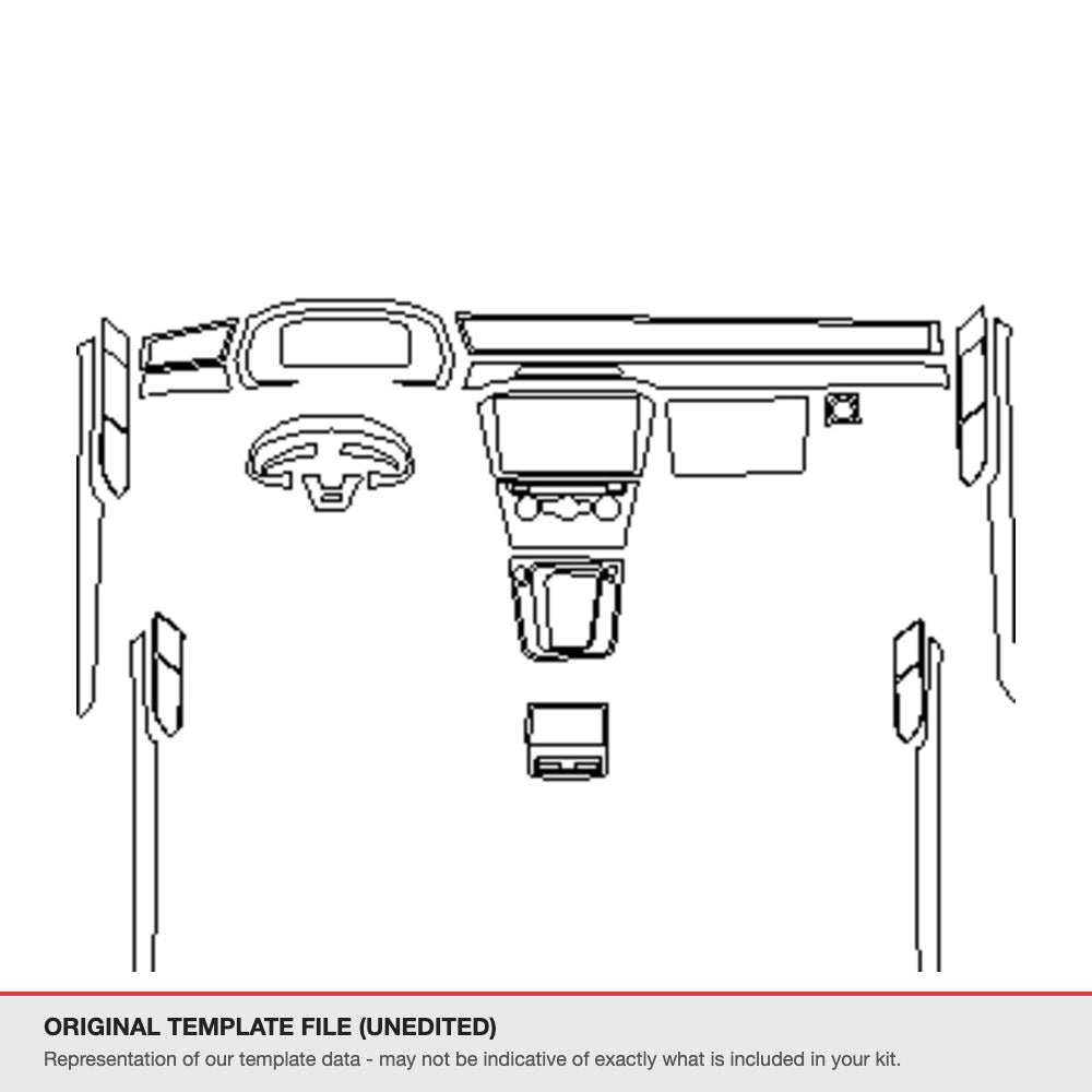 Volkswagen Arteon R-Line 2020+ original template file