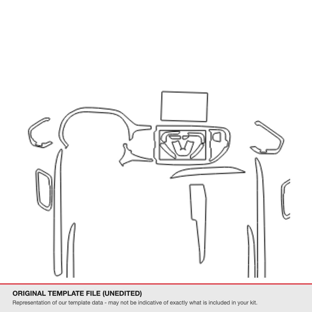 Dodge Durango 2021+ original template file