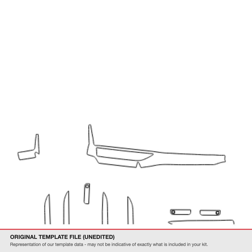 Toyota Highlander 2015-2016 original template file