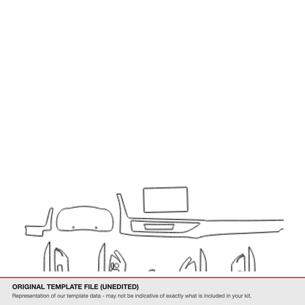 Toyota Highlander 2018-2019 original template file