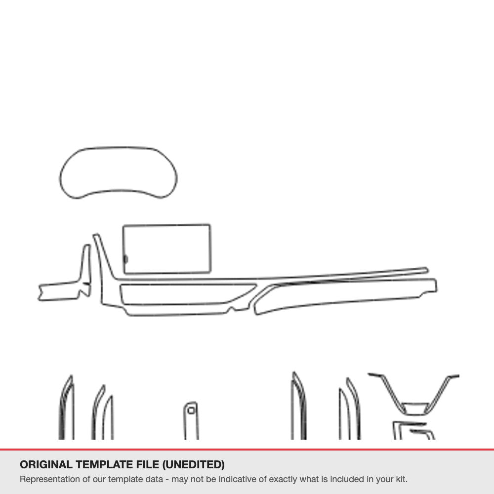 Toyota Highlander 2020-2021 original template file
