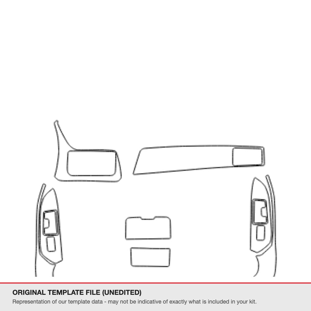 Toyota Crown 2012-2014 original template file
