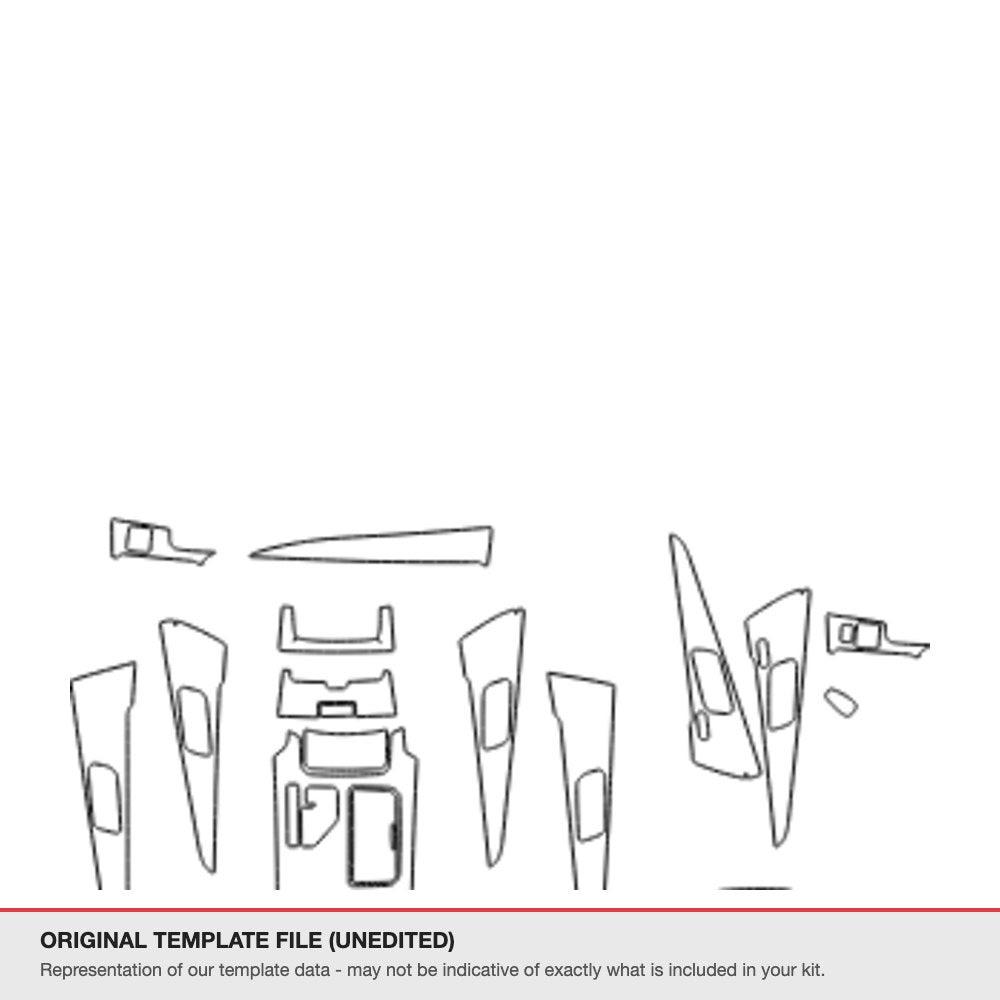 Toyota Crown 2018-2022 original template file