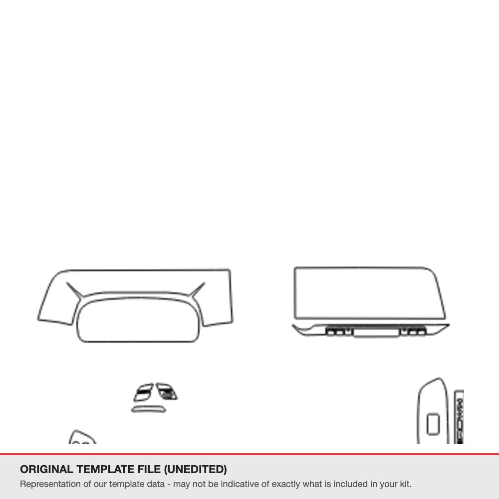Toyota Crown 2023 original template file