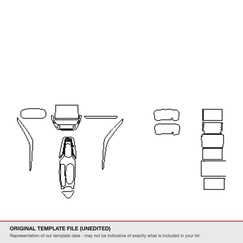 Toyota Corolla 2019-2023 original template file