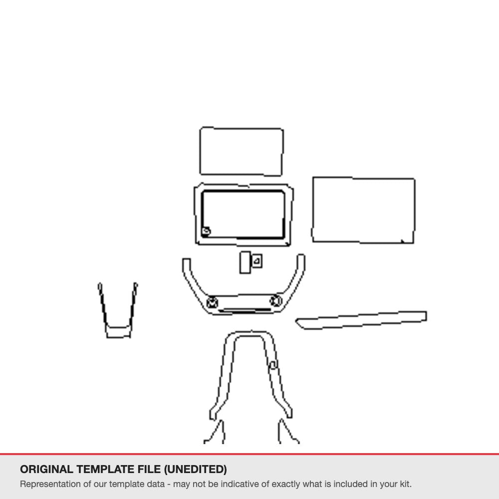 Toyota Corolla 2024-2025 original template file