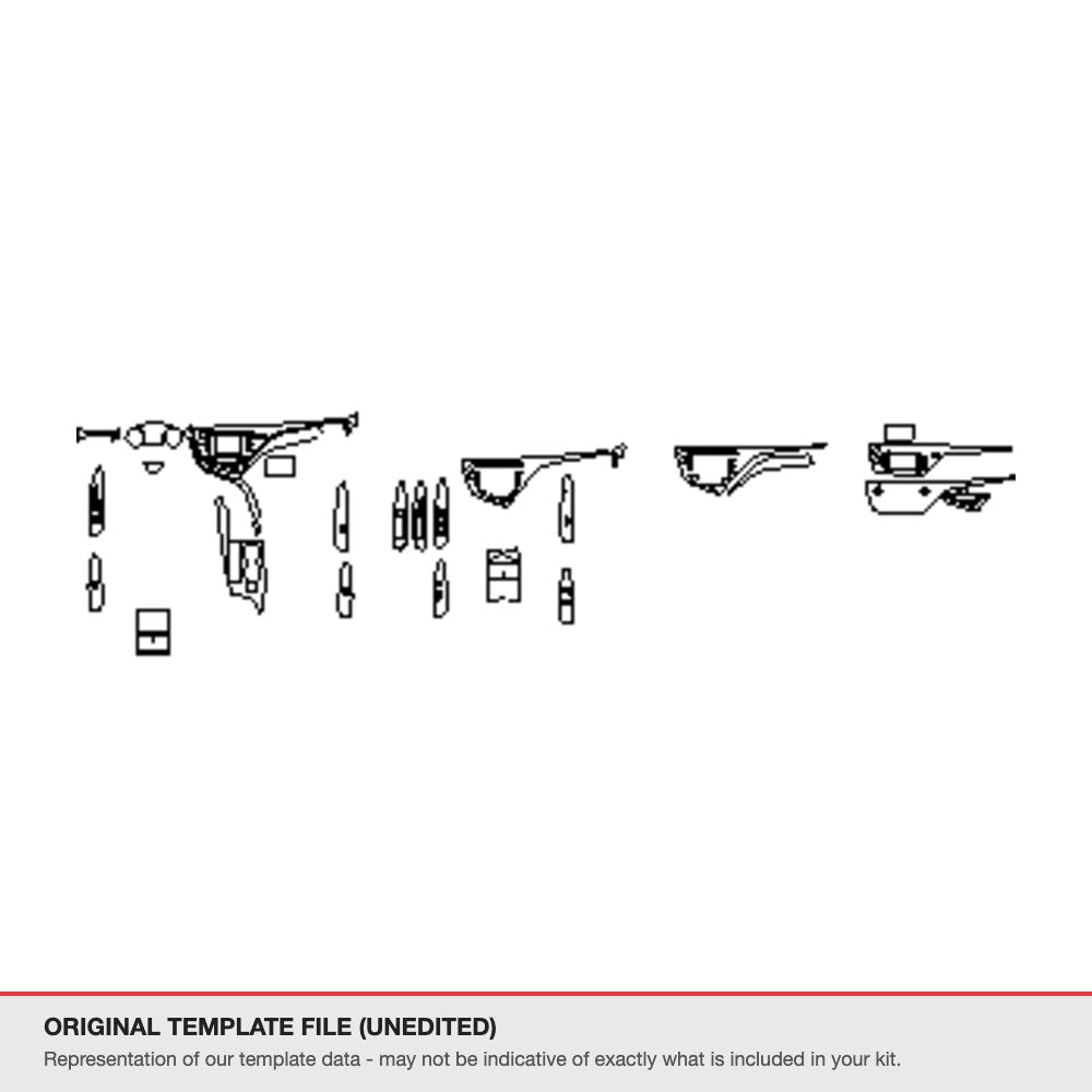 Toyota Camry 2018 original template file