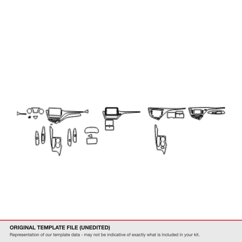 Toyota Camry 2021-2023 original template file