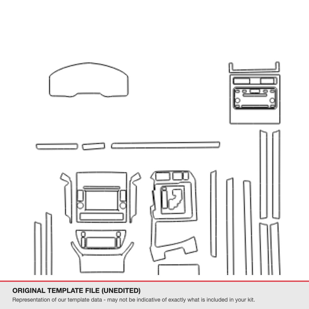 Toyota Land Cruiser 2017-2021 original template file