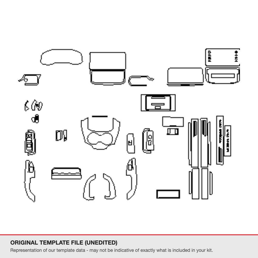 Toyota Land Cruiser 2022+ original template file