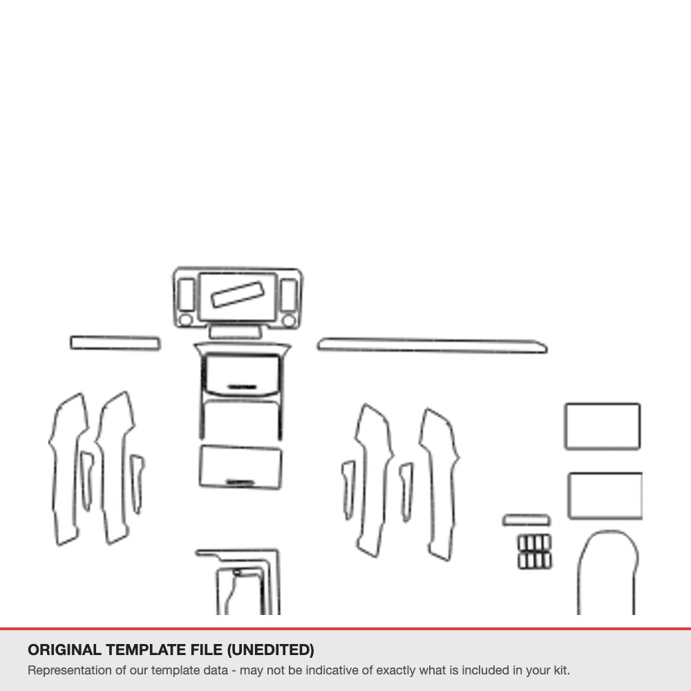 Toyota Prado 2018-2023 original template file