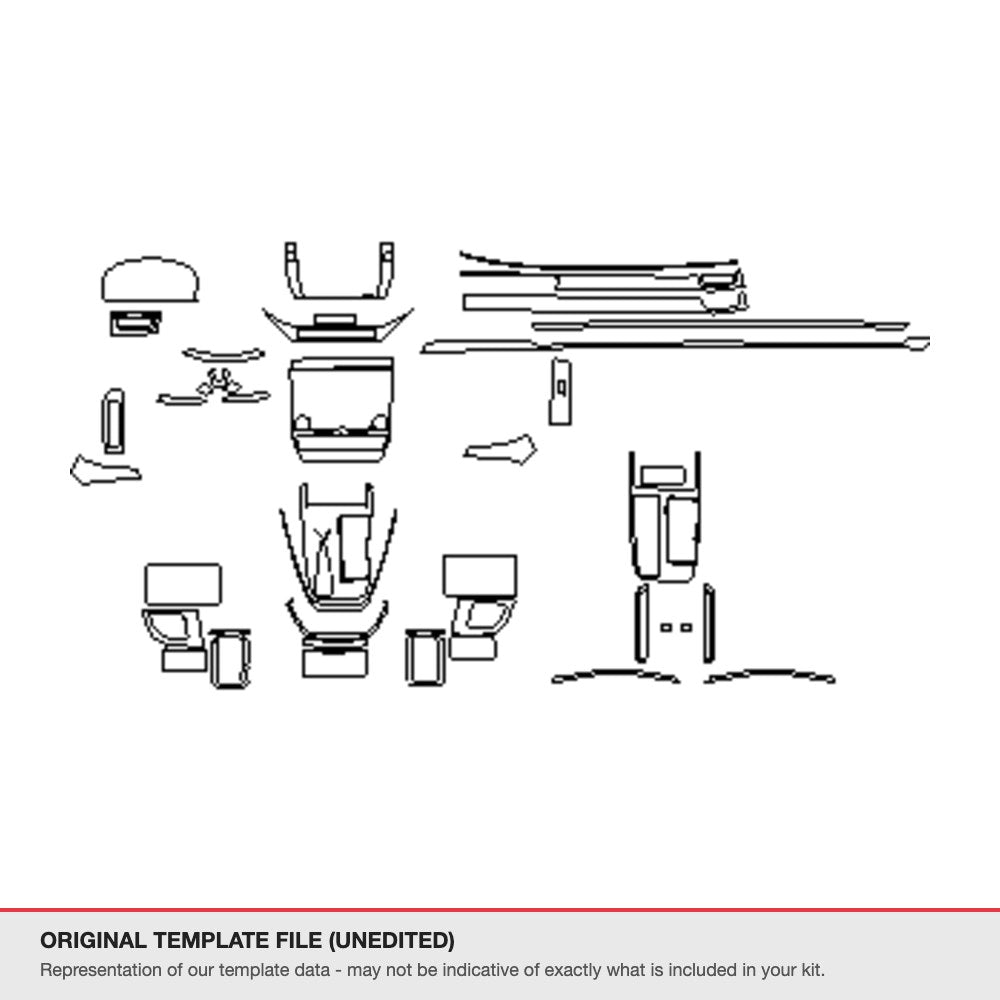Toyota Vellfire 2024+ original template file