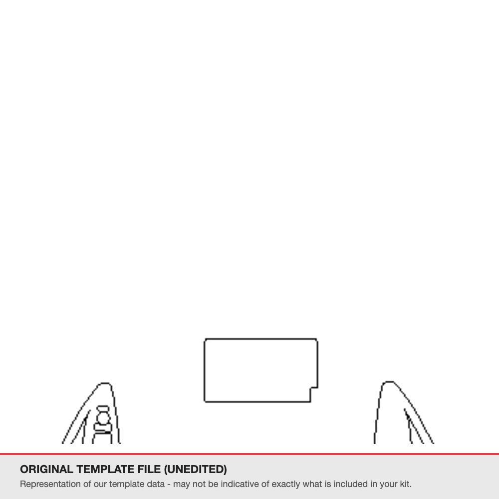 Toyota Yaris 2024+ original template file