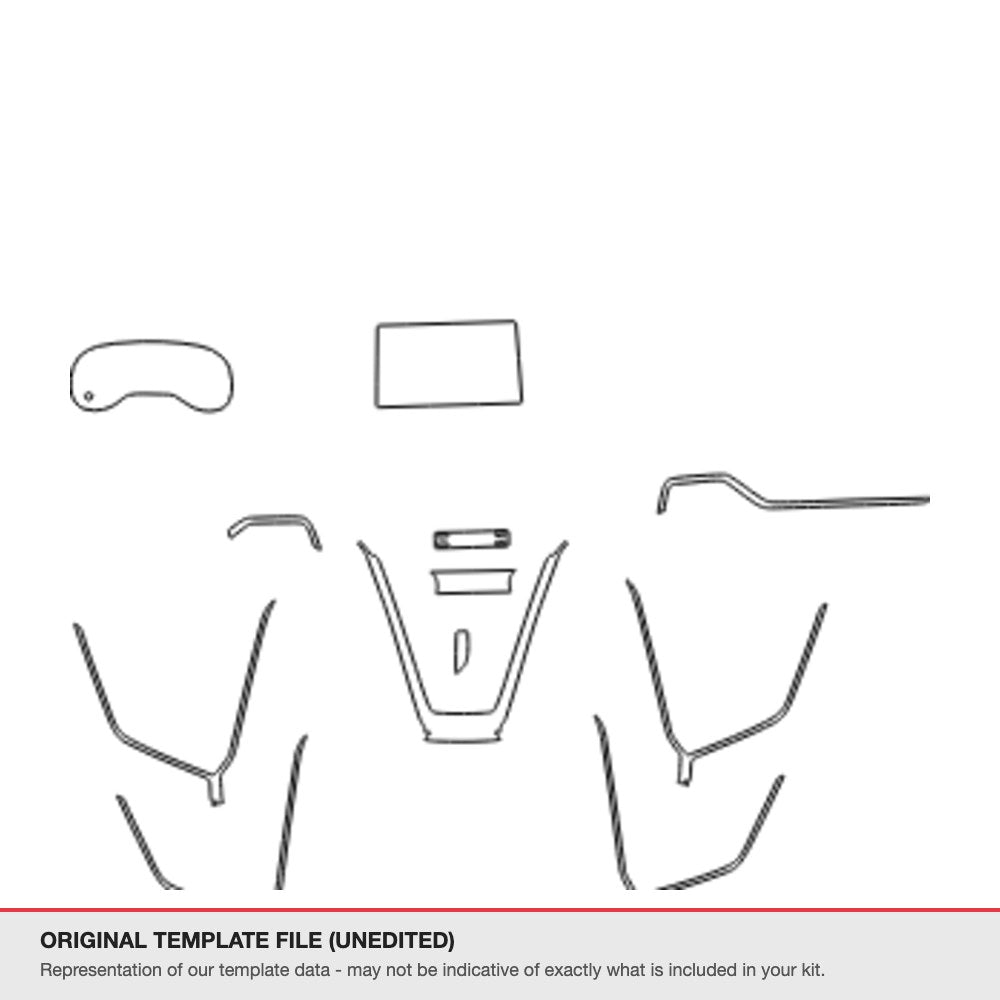 Toyota RAV4 2022-2023 original template file