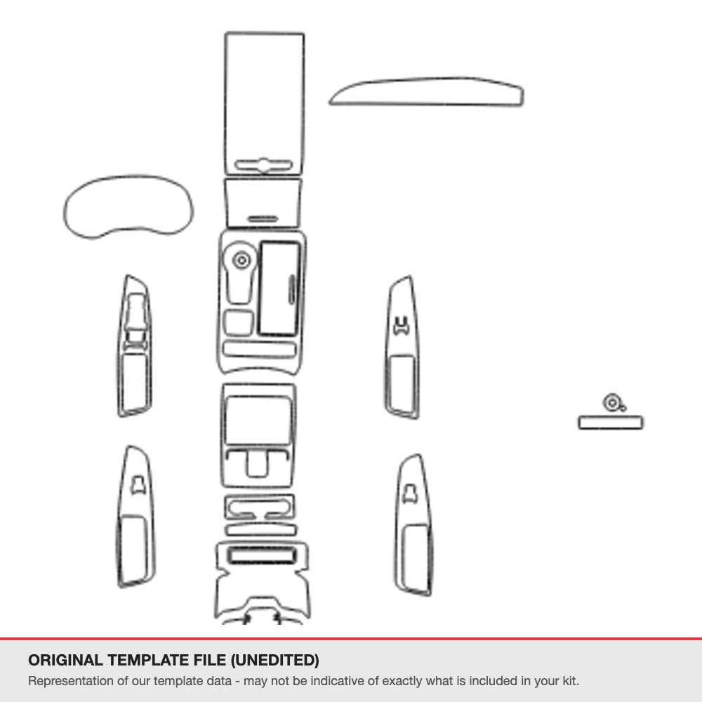 Ford Edge 2020 original template file