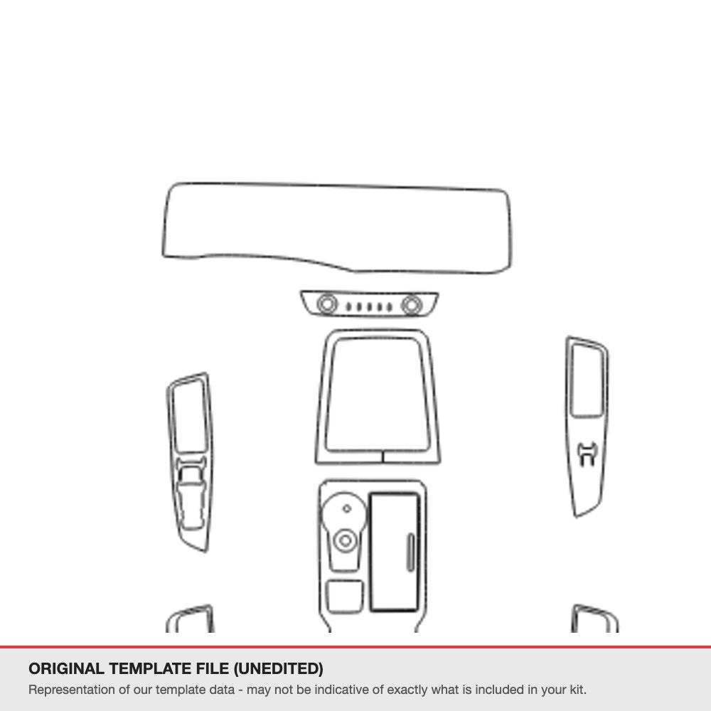 Ford Edge 2021+ original template file