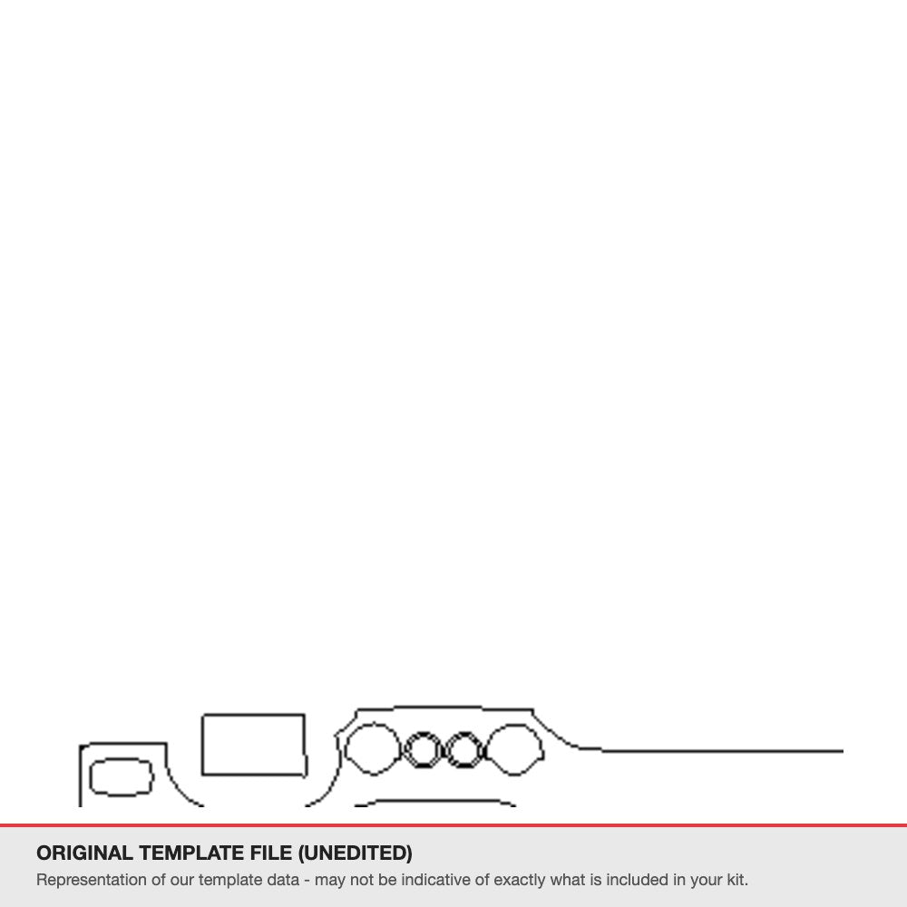Ford Mustang Shelby GT350R 2020+ original template file