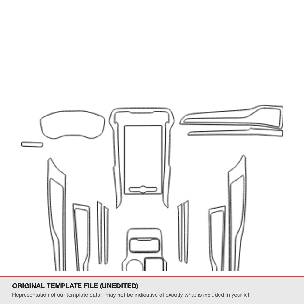 Ford Mondeo 2019-2021 original template file