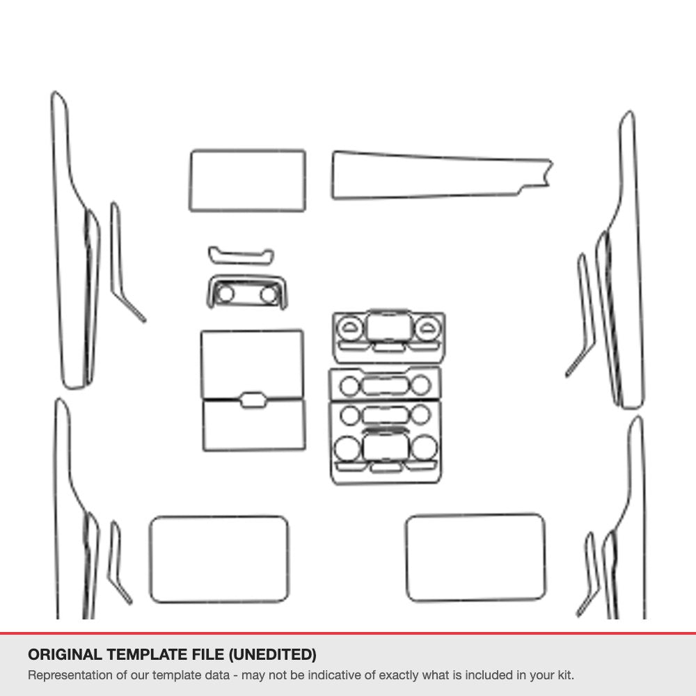 GMC YUKON 2022 original template file