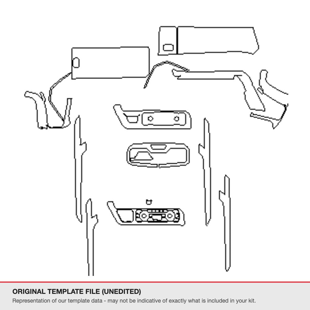 GMC Sierra 1500 2023+ original template file