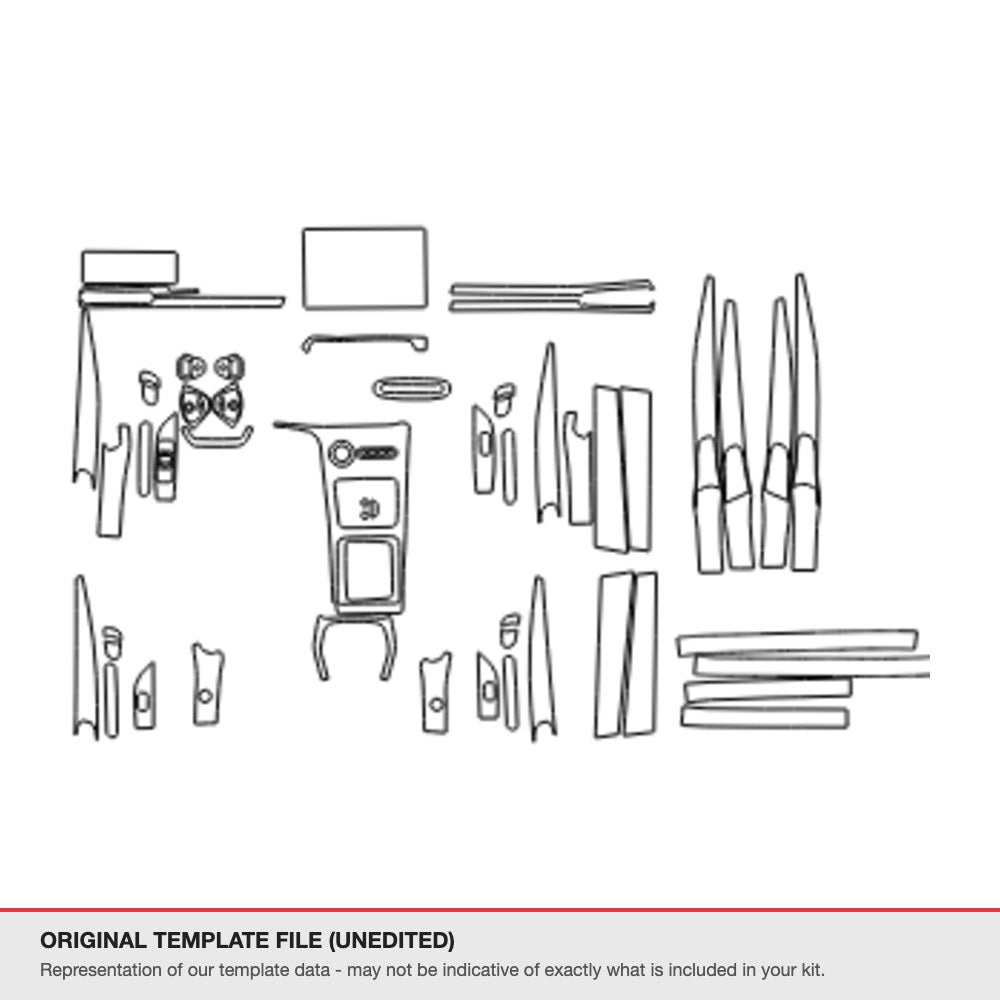Geely EX5 2024+ original template file