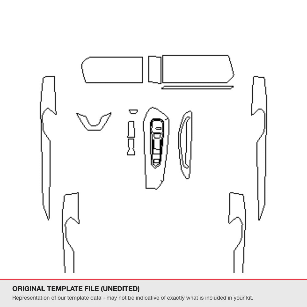 Geely Coolray 2023+ original template file