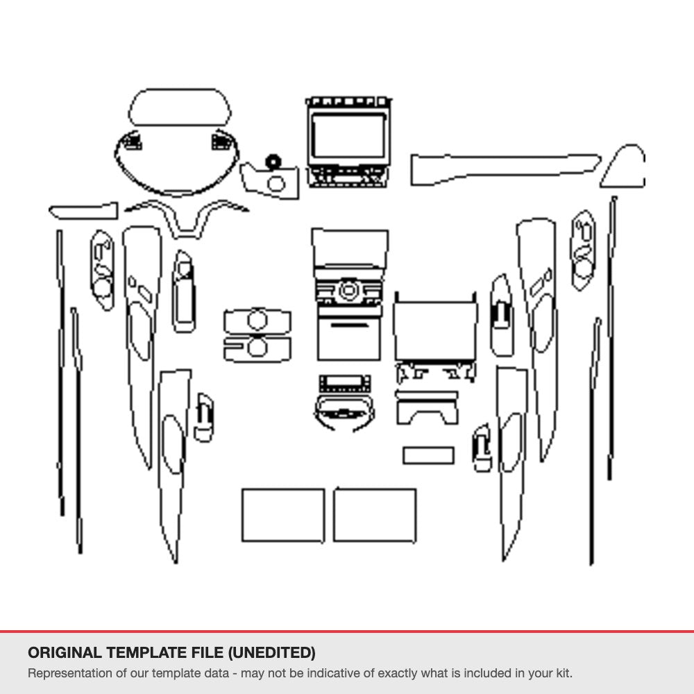 Jeep Grand Cherokee L 2022+ original template file