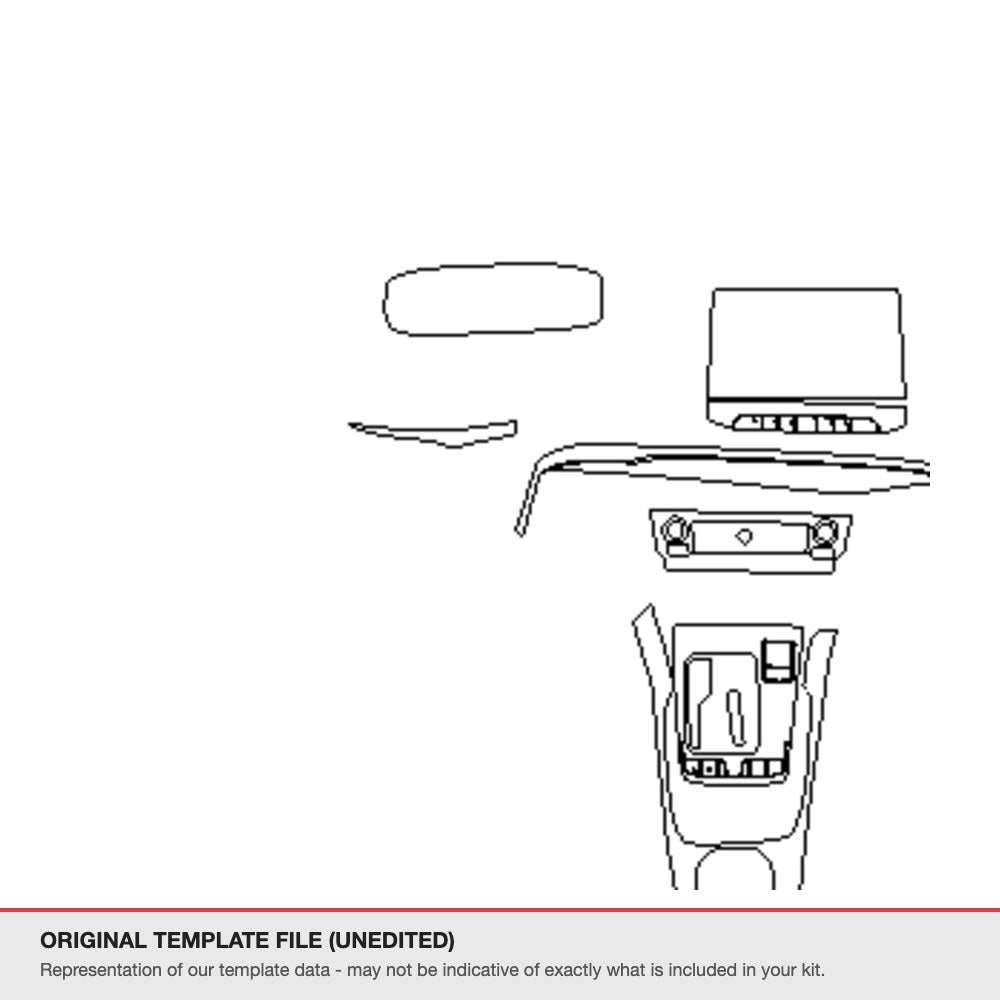 Jeep Compass 2025+ original template file