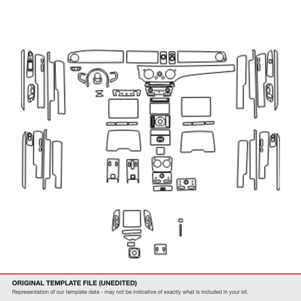 Rolls-Royce Ghost 2021-2024 original template file