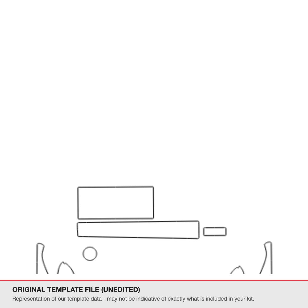 Lexus RCF 2023+ original template file