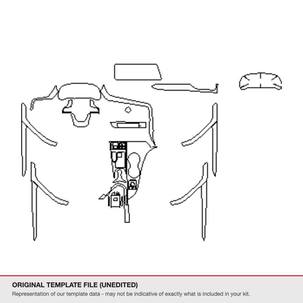 Lexus RX 2016-2019 original template file