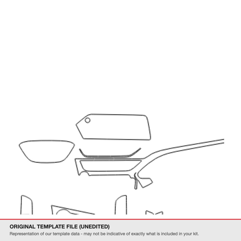 Lexus UX 2022-2024 original template file