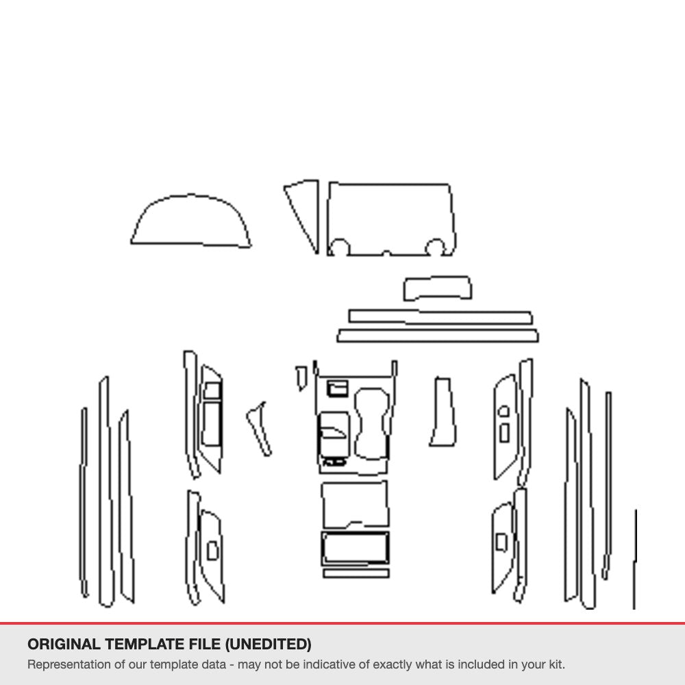 Lexus ES 2025 original template file