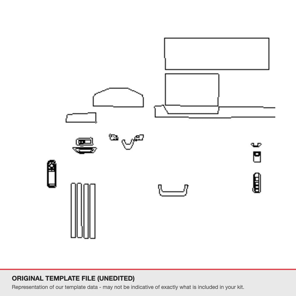 Lexus ES 2026+ original template file